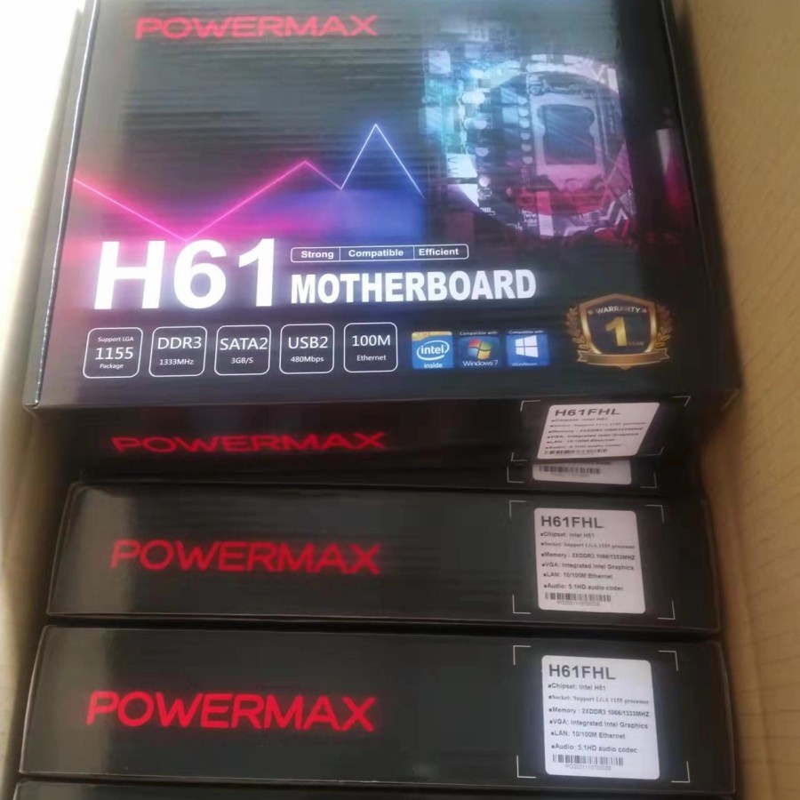 Motherboard Powermax H61 DDR 3 Socket LGA 1151