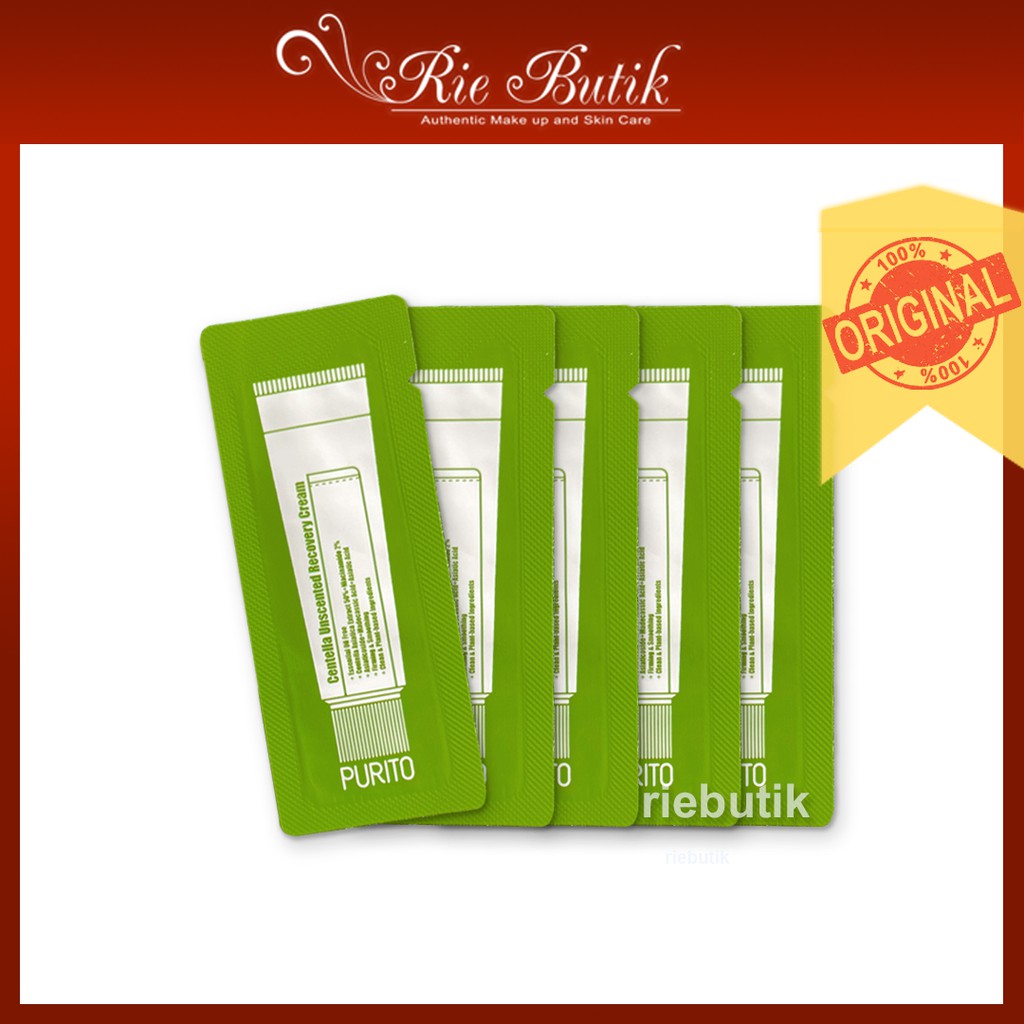 PURITO Centella Unscented Recovery Cream 1ml Sample Sachet