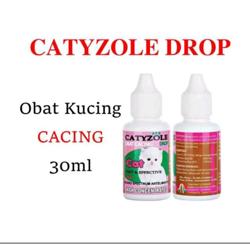 Catyzole Obat Cacing Untuk Kucing Kitten