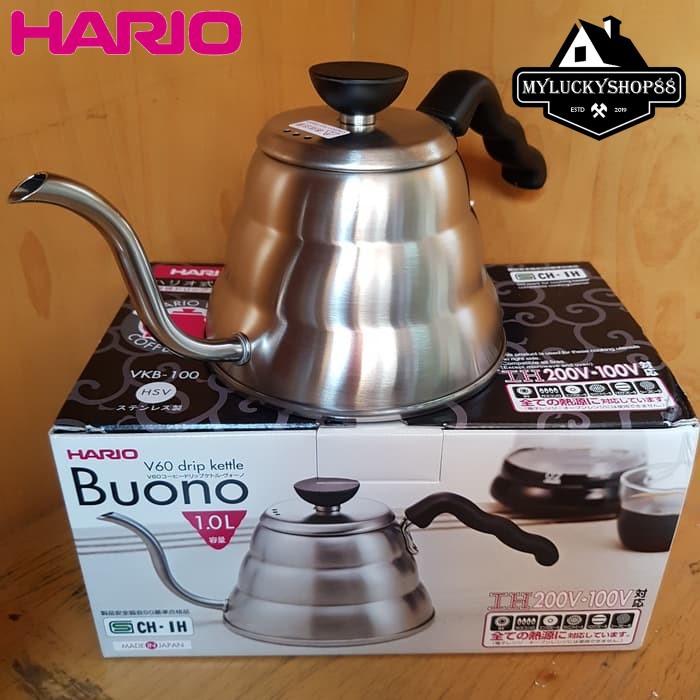 Hario VKB-100HSV 1 Liter V60 Drip Kettle Buono VKB-100 HSV 1000ML - 1L