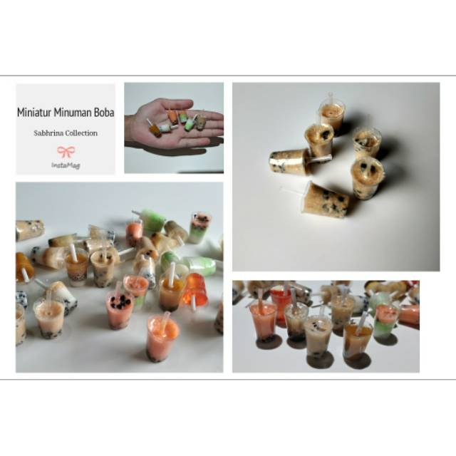 Miniatur Minuman Boba