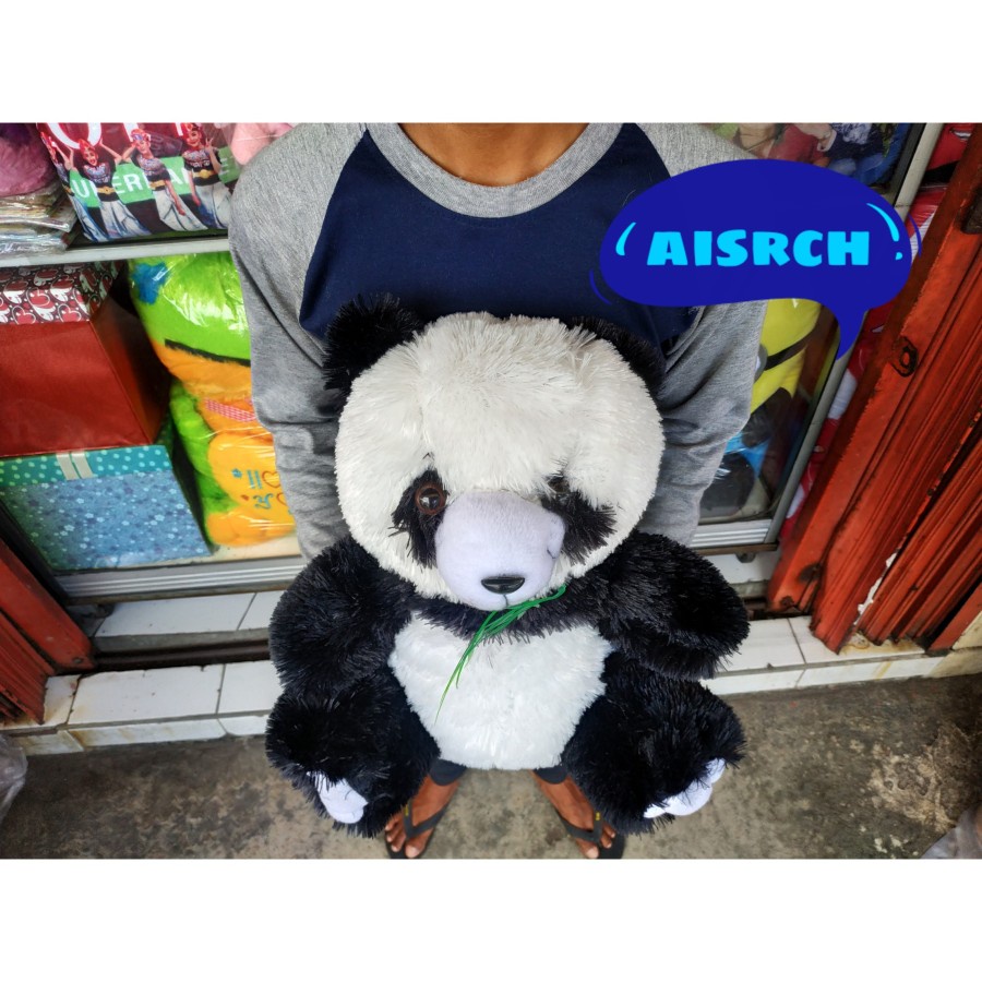 boneka panda/panda/boneka panda jari/boneka panda rumput/boneka panda duduk jari