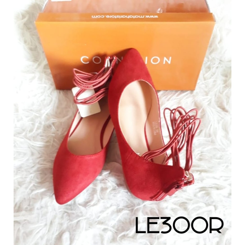 Sepatu Flat Gladiator Tali Banyak Silang Resleting Belakang Brand MATAHARI Connexion