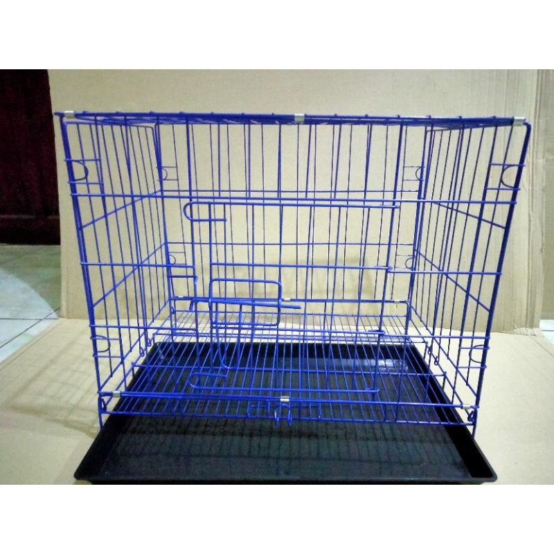 KANDANG LIPAT, UNTUK KUCING/KELINCI/MUSANG/HEWAN UKURAN M MEDIUM (47×35× 38)-3