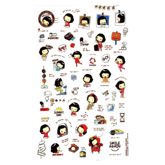 

Sticker Set isi 6 Lembar