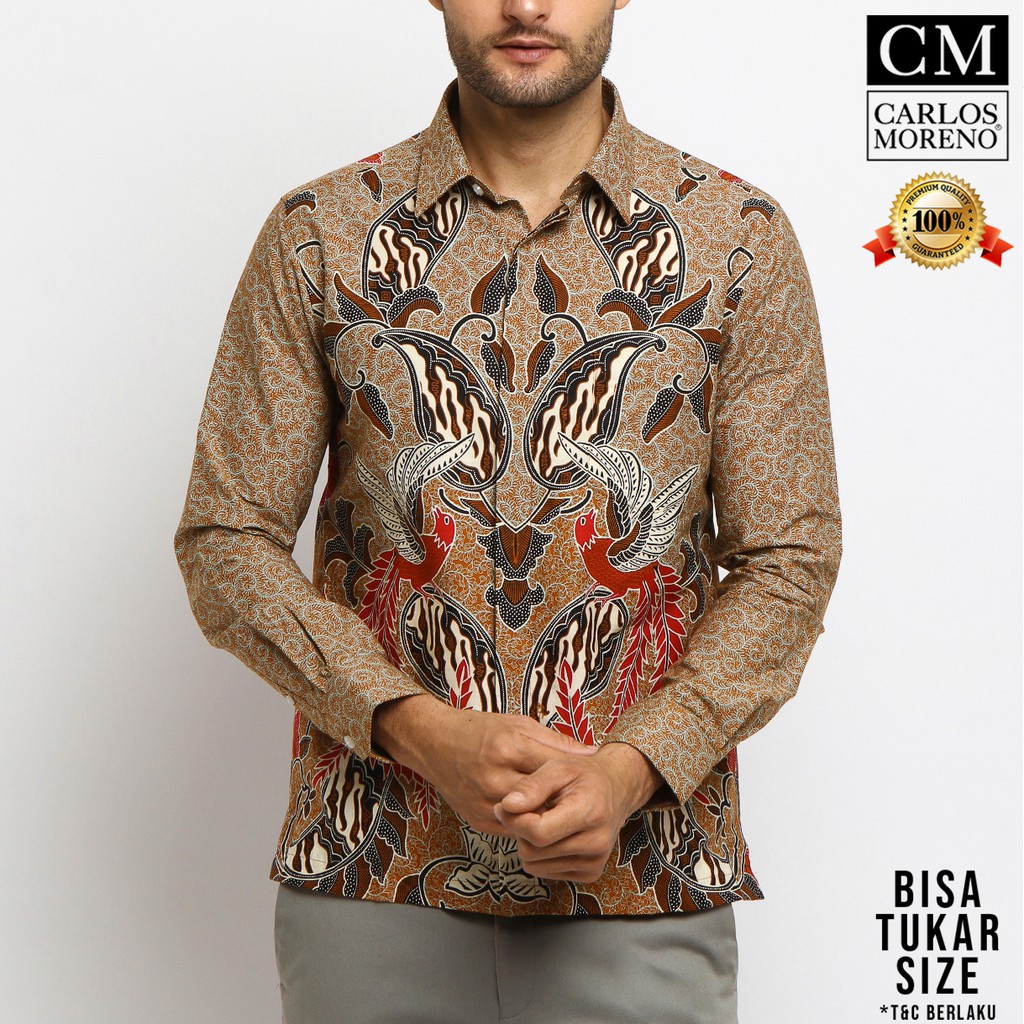 Carlos Moreno Kemeja Batik Pria - Yudistira