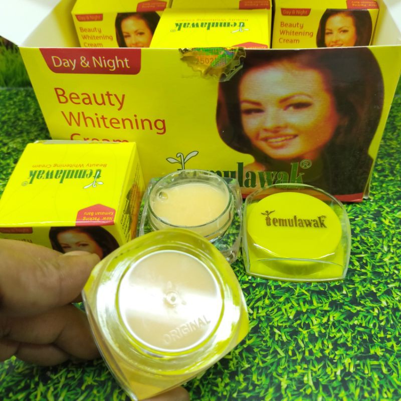 ( 12 PCS ) CREAM TEMULAWAK BEAUTY ORIGINAL POT KACA