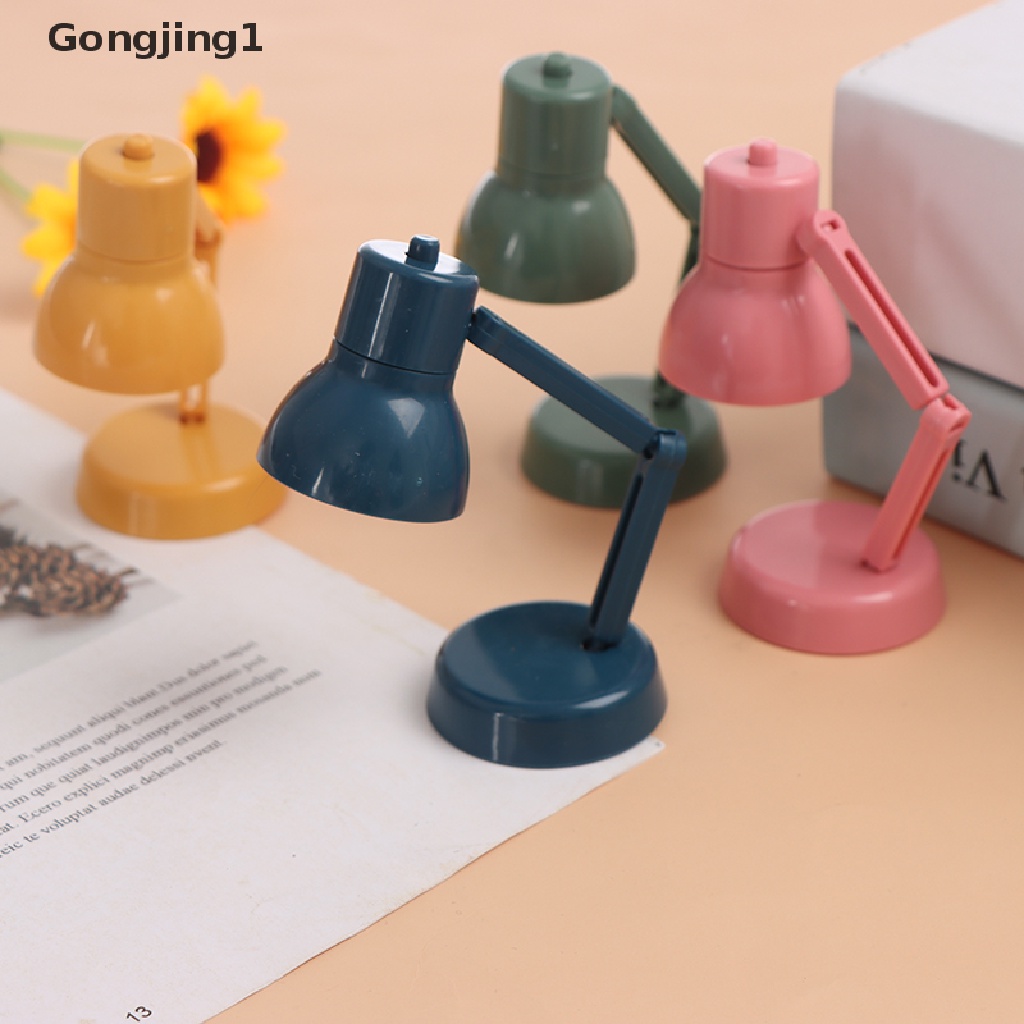 Gongjing1 1pc Miniatur Lampu LED Skala 1: 12 Untuk Rumah Boneka