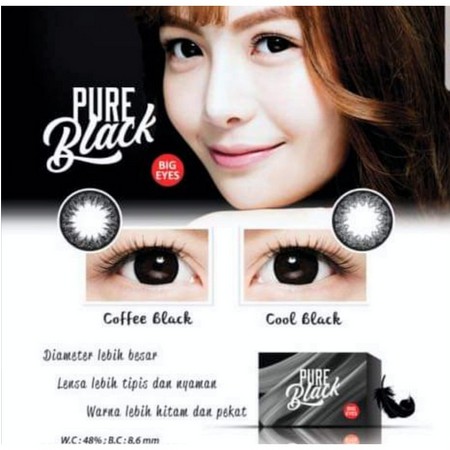 SOFTLENS PURE BLACK 16MM NORMAL