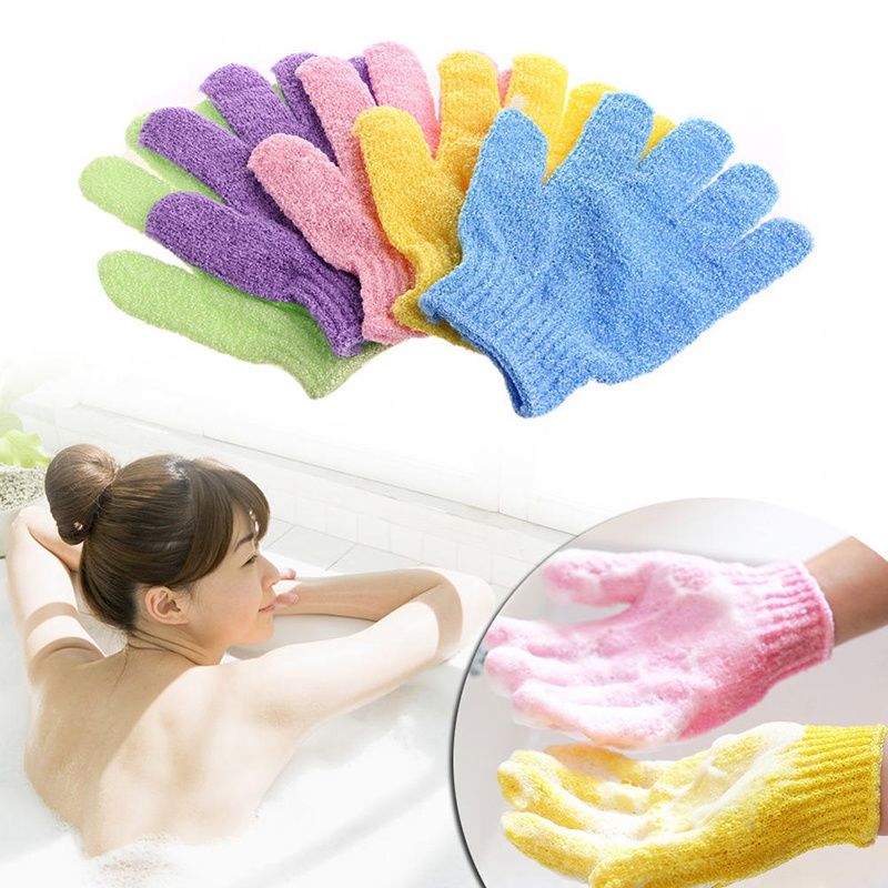 Sarung tangan mandi Body Massage Sponge Wash Skin Moisturizing Spa Bath Glove