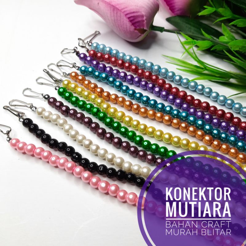 konektor masker mutiara/beli 10 free 1