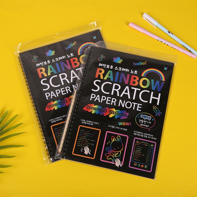 

Paper Note Rainbow Scratch - B5 ( 10 lembar )