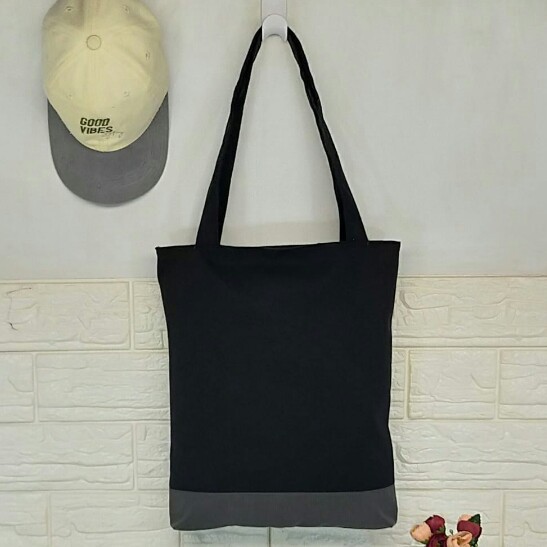 TOTE BAG KANVAS TOTEBAG WANITA TOTE BAG POLOS BISA CUSTOM SABLON CUSTOM MODEL TB 014