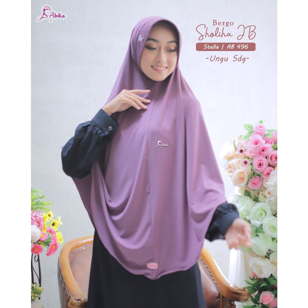 KERUDUNG BERGO SHOLIHA Ori BY ABIKA hijab Collection HIJAB MURAH