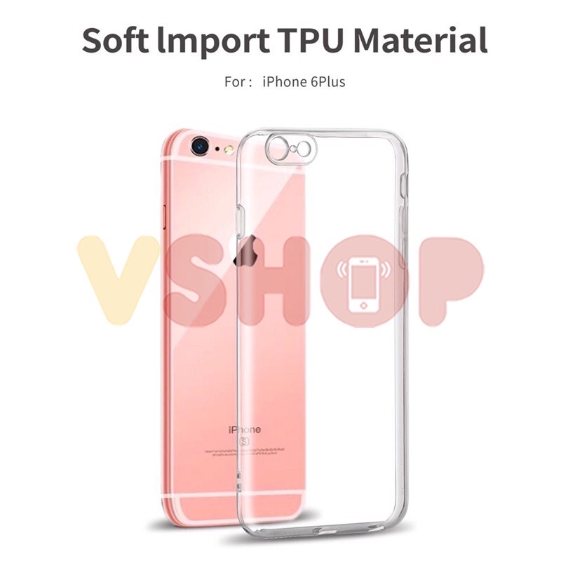 SOFTCASE TRANSPARAN IP 6G+ 6G PLUS 6S+ 6S PLUS PREMIUM CLEAR CASE