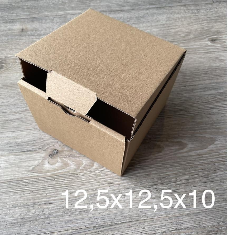 

☛ (10pcs) Kardus 12,5x12,5x10 cm --Die Cut dan easy usage-- ☀