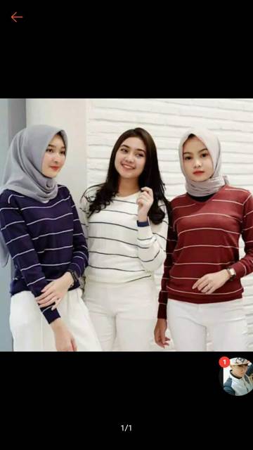 Sweater Rajut ADELINE l Pakaian Rajut Wanita l Atasan Wanita l Rajut Oblong l Rajut Murah l Knitwear