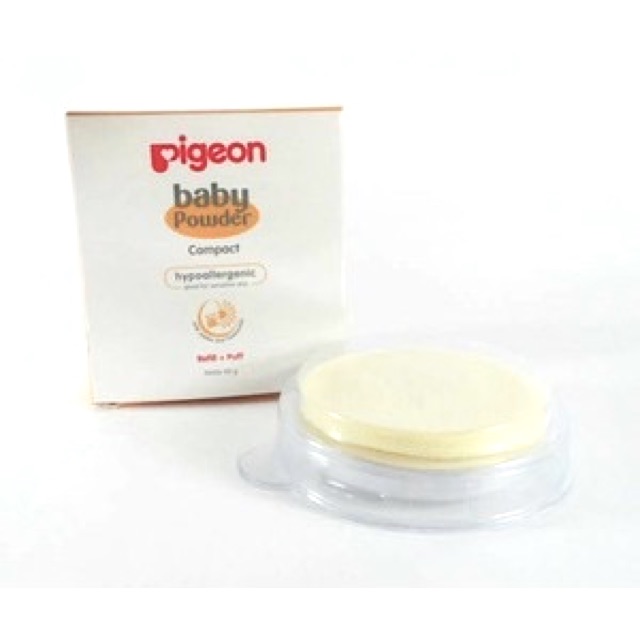 [ Refill ] Pigeon Baby Refill Compact 45gr + Puff