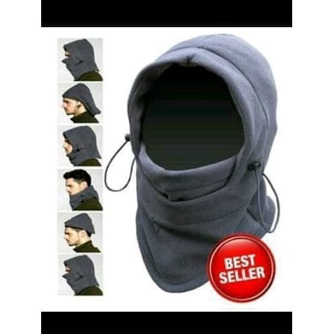 Masker Scarf balaclava multifungsi ninja kupluk Polar 6 in 1 Full Face