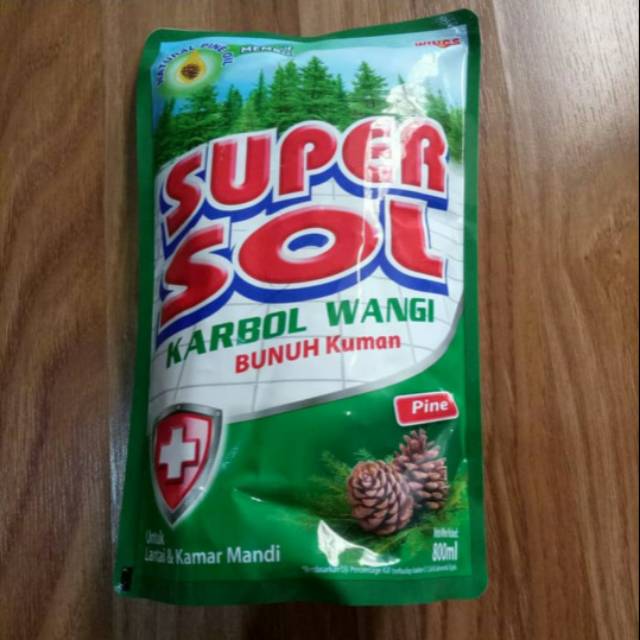 Supersol Karbol Wangi 800ml reffill