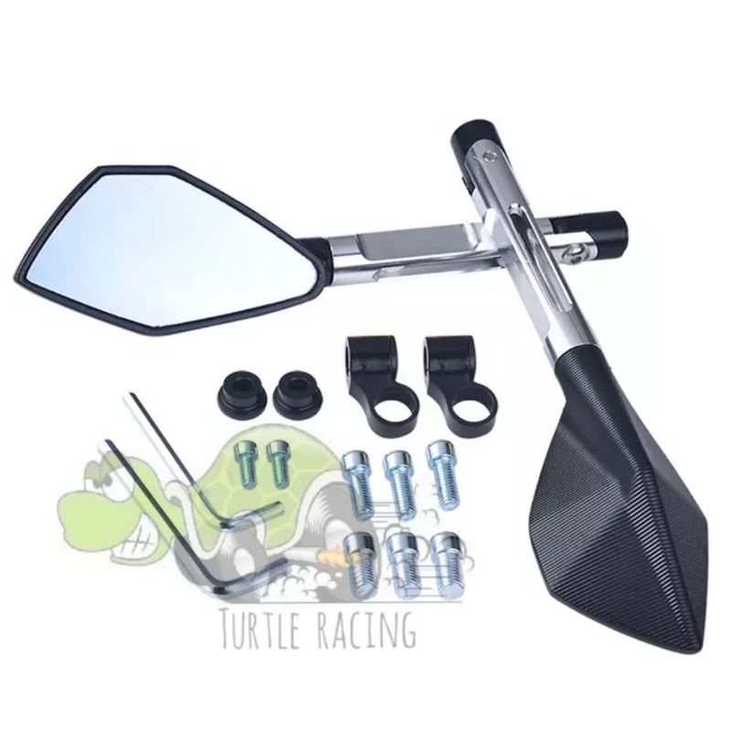 Spion Circuit Spion Motor Circuit Full CNC Universal Nmax Pcx Aerox Lexi Ninja Vixion Klx Crf Beat Vario Scoopy Mio Nouvo R15 R25 Xeon Mio J Dll-Silver Tomok V2