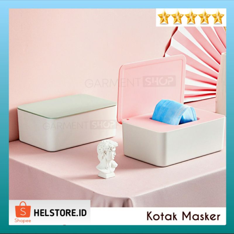 TEMPAT MASKER MEDIS KOTAK MASKER TISSUE / Tempat Penyimpanan Masker Box Tissue Tisu Serbaguna