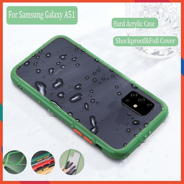 Samsung Galaxy A51 / A71 Case Matted Hard PC Clear