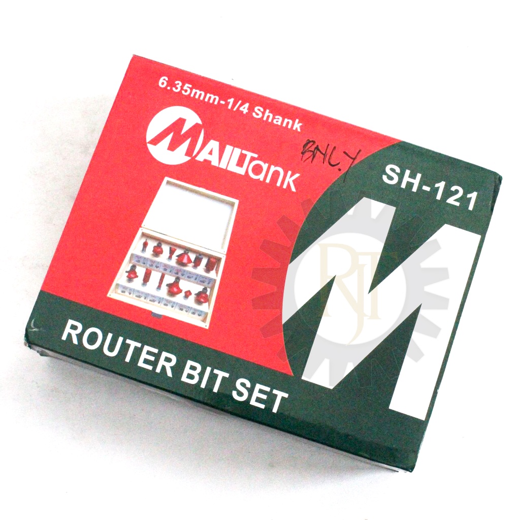 MAILTANK SH121 Mata Profil Kayu / Router Bit Set 12pcs