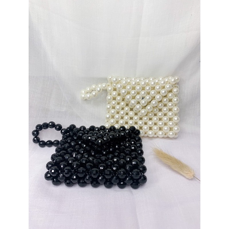 Caily pearl wallet/dompet manik-manik/beaded wallet dompet unik