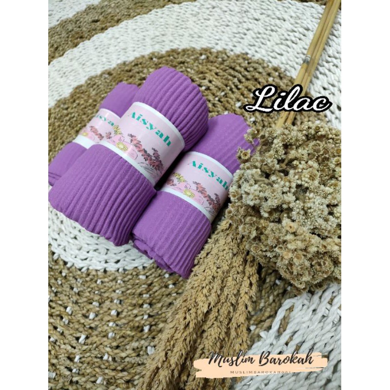 PASHMINA PLISKIT PLISKET PLEATED CERUTY BABYDOLL PREMIUM/ PASHMINA PLISKET LIDI CABANG/PLEATED SHAWL-Lilac