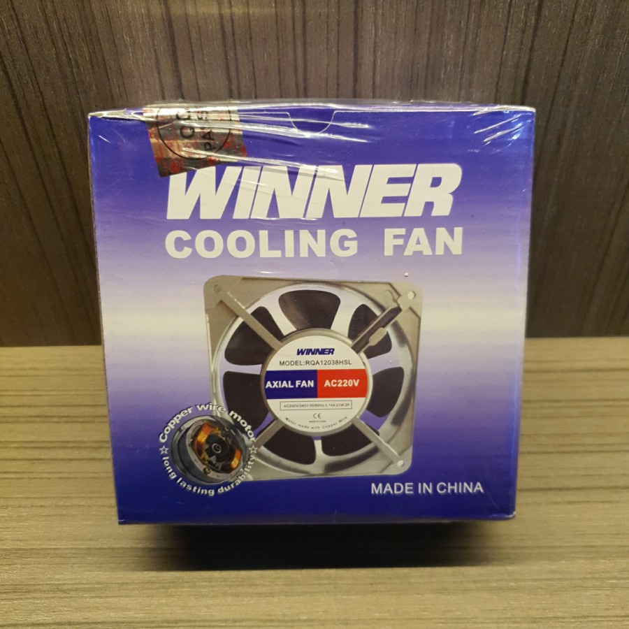 Cooling Fan AC 220 V Kipas Komputer Pendingin Panel Blower 12Cm Winner