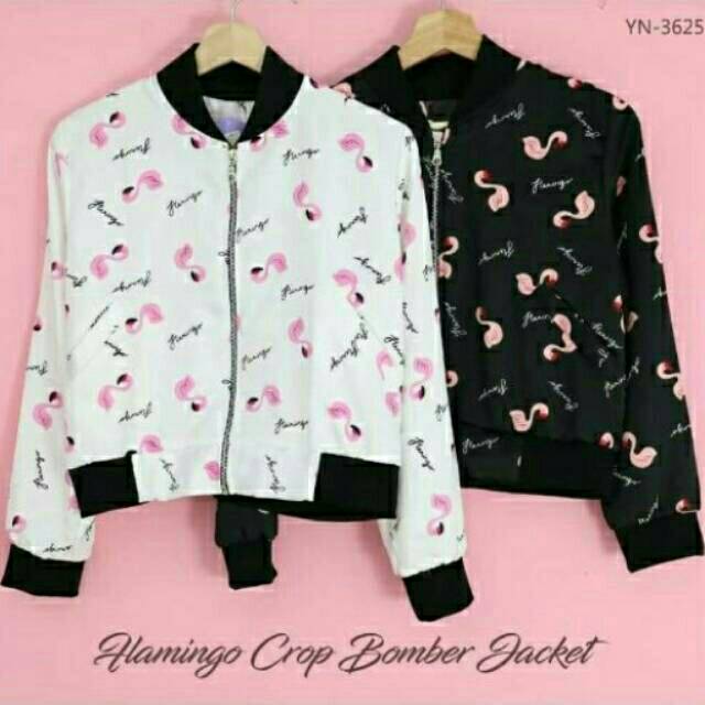 JNY.Co Jaket Bomber FLAMINGO