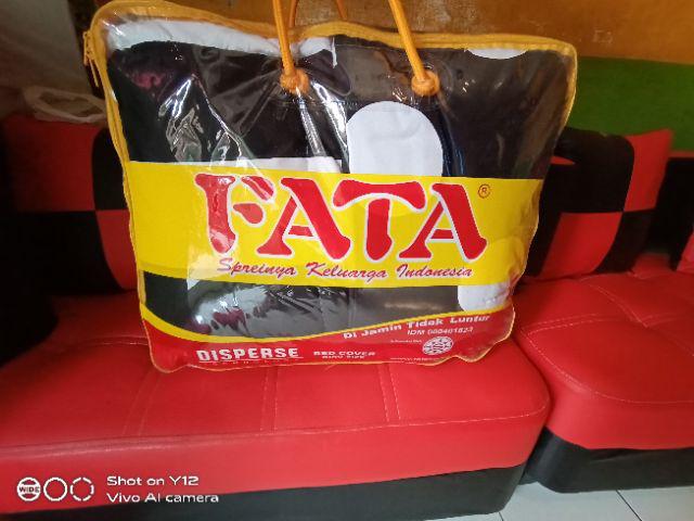 Fata Signature  Bed Cover Set  Motif Red Paris Ukuran (king) 180x200 / (queen) 160x200
