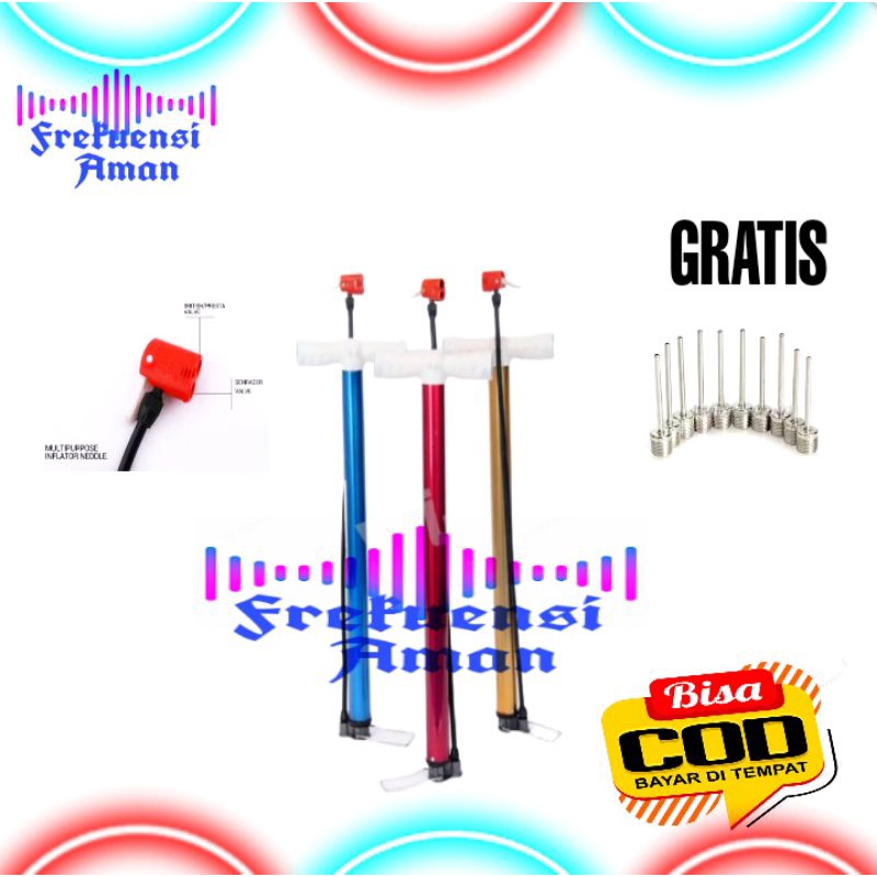 Pompa Sepeda Dan Motor Odessy Panjang Manual Pump