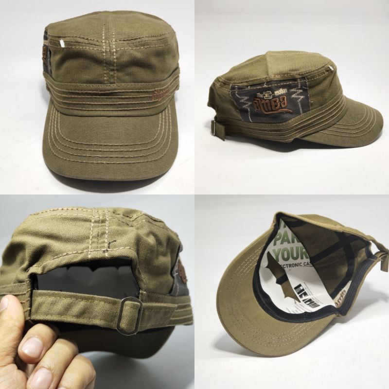 topi komando/topi militer/topi army/topi tentara/topi polos/topi casual pria wanita.