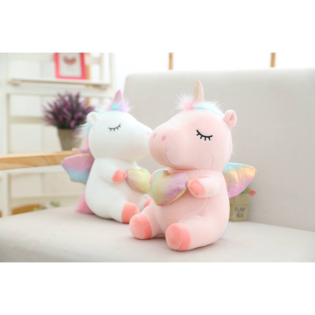 BONEKA UNICORN KUDA PONY STAR DUDUK SUPER LEMBUT IMPOR