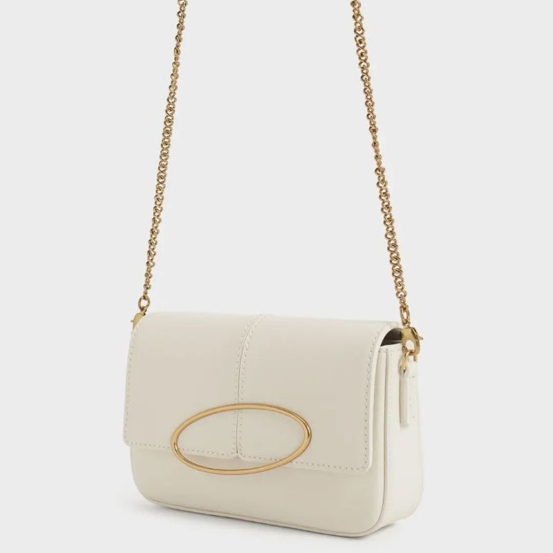 5.5 SALE | CK Metallic Ring Shoulder Bag