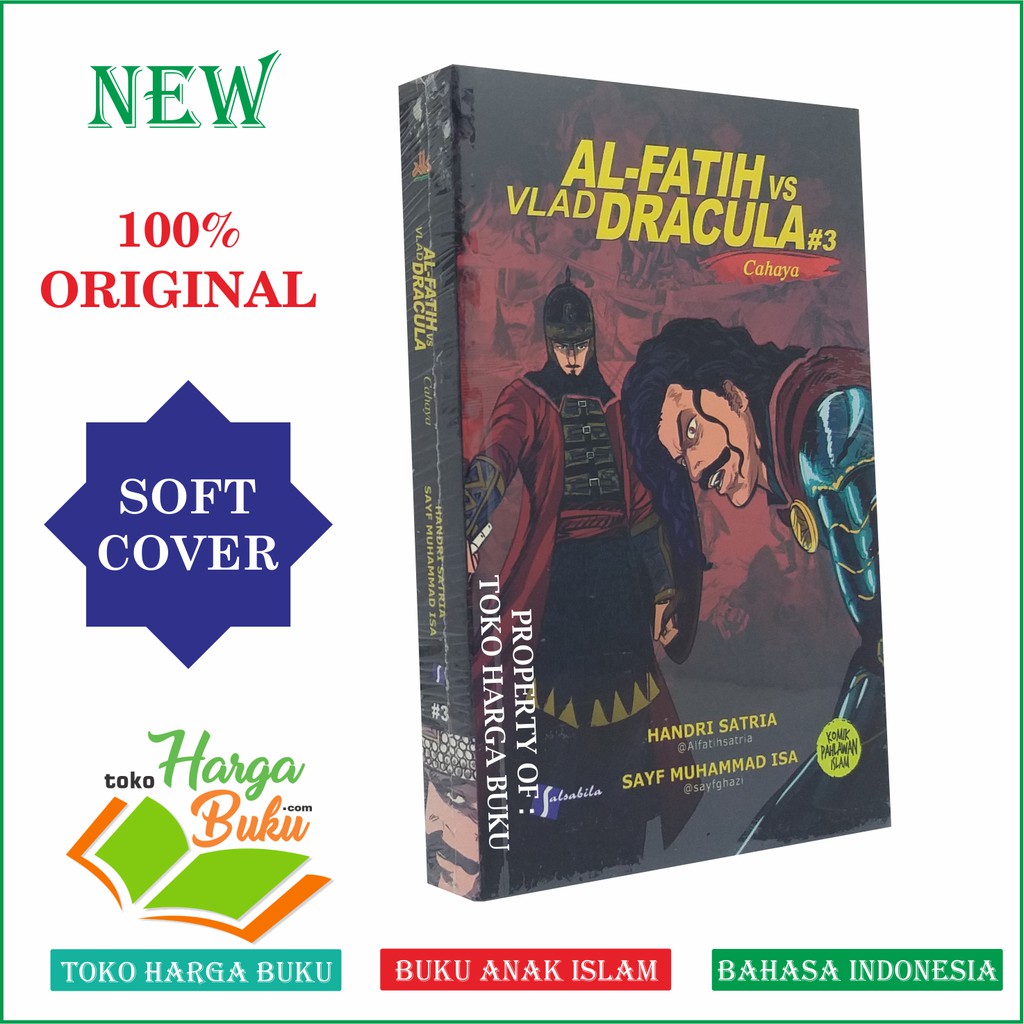 Foto Komik Al-Fatih VS Vlad Dracula Jilid 3 Cahaya ORIGINAL full Color Salsabila Pustaka Al-Kautsar