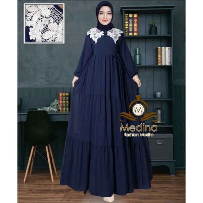 Gamis syari terbaru terlaris prianka maxy