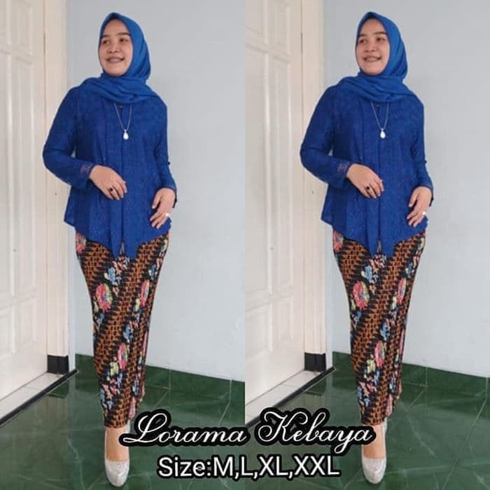 stelan kebaya brukat floy rok plisket terlarisss