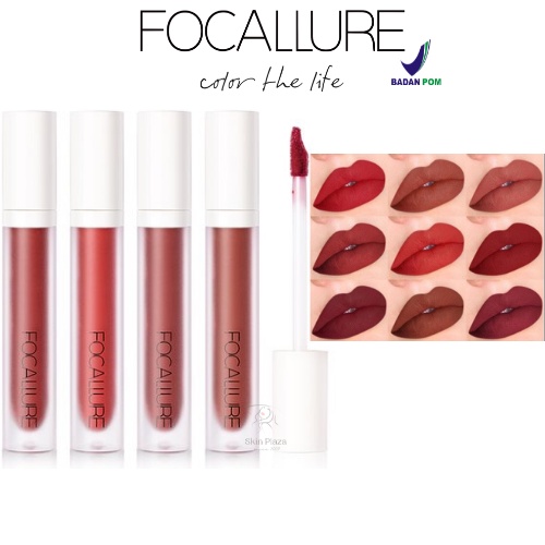 Focallure Velvet Liquid Lipstik tahan air tahan lama 9 warna lipstik Matt lip stick FA-86 FA86 FA 86