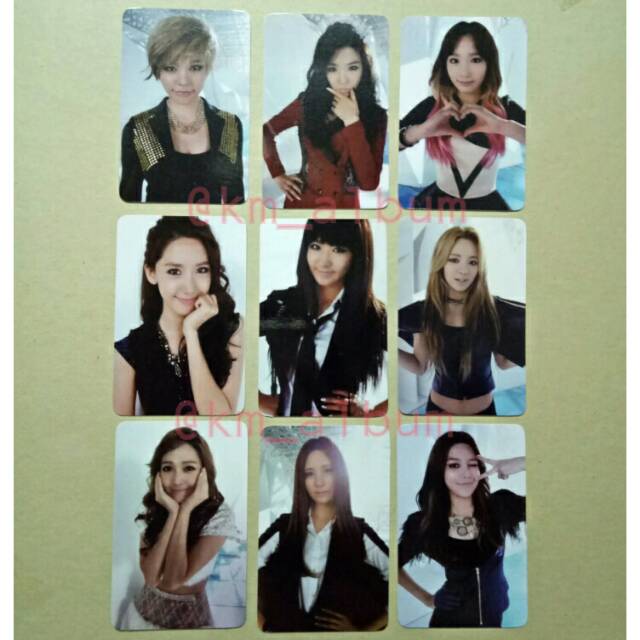 SNSD - THE BOYS ALBUM REPLICA PHOTOCARD ( GIRL'S GENERATION)