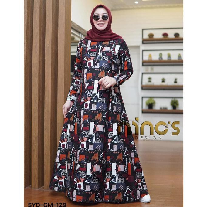 ( BISA COD ) BAJU GAMIS NINOS 129 VOL 3 - Hitam CUCI GUDANG [Kode 1|Kode 2|Kode 3|Kode 4|Kode 5|Kode
