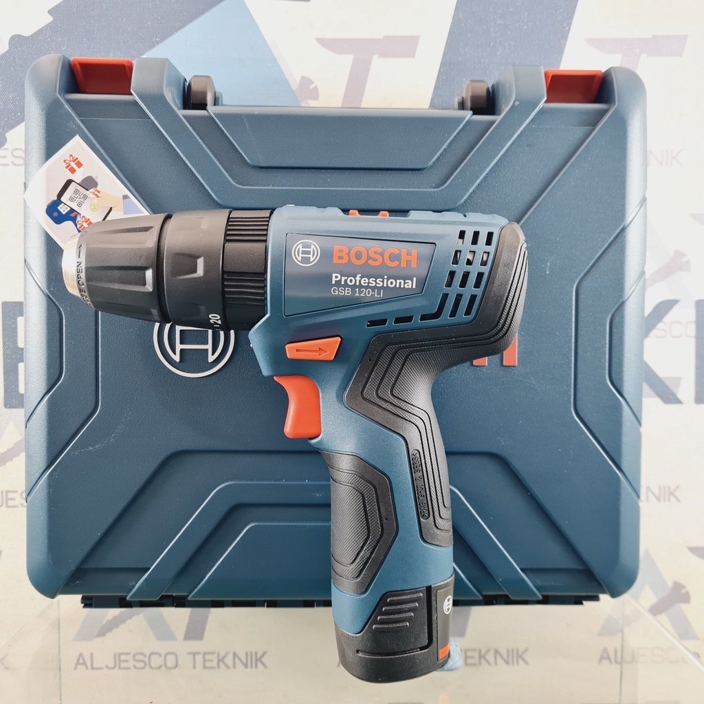 Jual BOSCH GSB120LI CORDLESS IMPACT DRILL DRIVER 12V - BOR TEMBOK ...