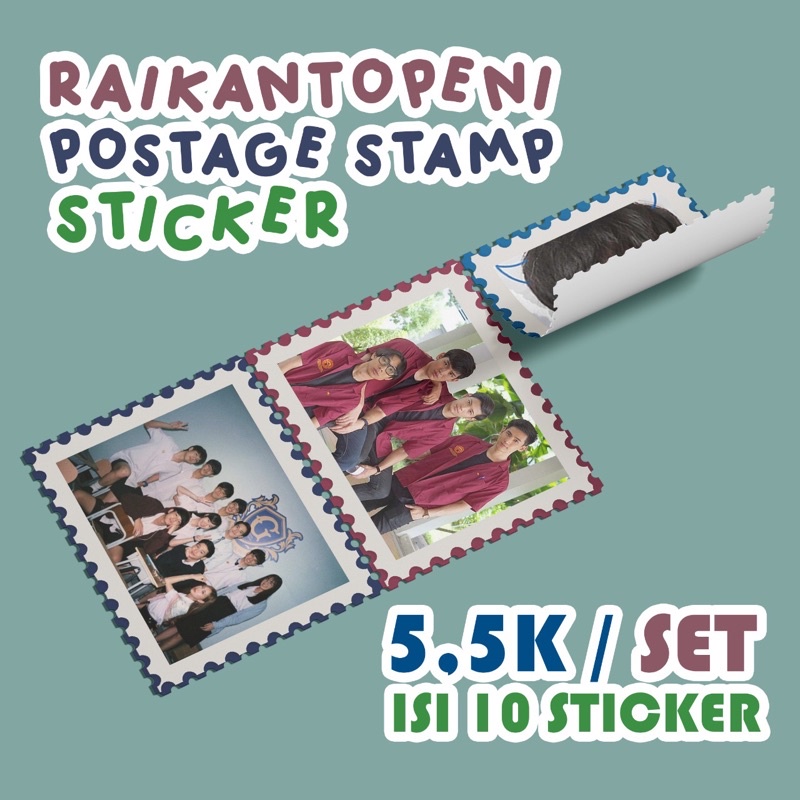 Jual 10pcs Perangko Sticker Raikantopeni Series Thai Gmmtv The Ted