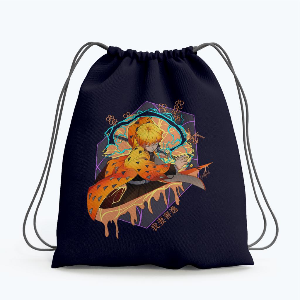 TAS SERUT ANIME KIMETSU NO YAIBA TAS SERUT NEZUKO / STRING BAG OLAHRAGA FUTSAL/ GYM WATERPROOF ANTI AIR