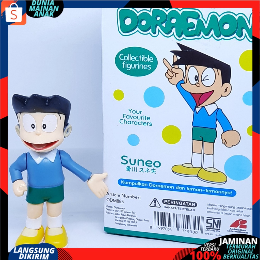 PROMO Action Figure Doraemon Action Figure Kartun Nobitaa Shiizuka - Suneoo - Gian - Dorami TERBARU