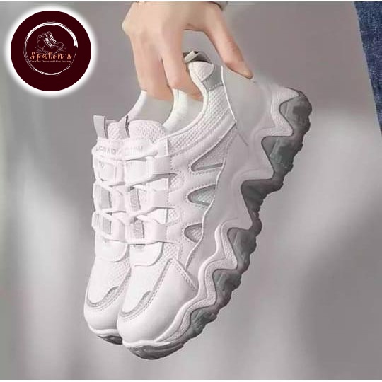 Sepatu Sneakers Wanita Korea Style Sepatu Cewek Terbaru Sepatu Cewek Kekinian Sepatu Olahraga Running Sport Wanita Murah Spatu Sneakers Sneaker Wanita Cewek Cewe Korea Korean Style Fashion Perempuan Terlaris Terkini Kekinian Terbaru