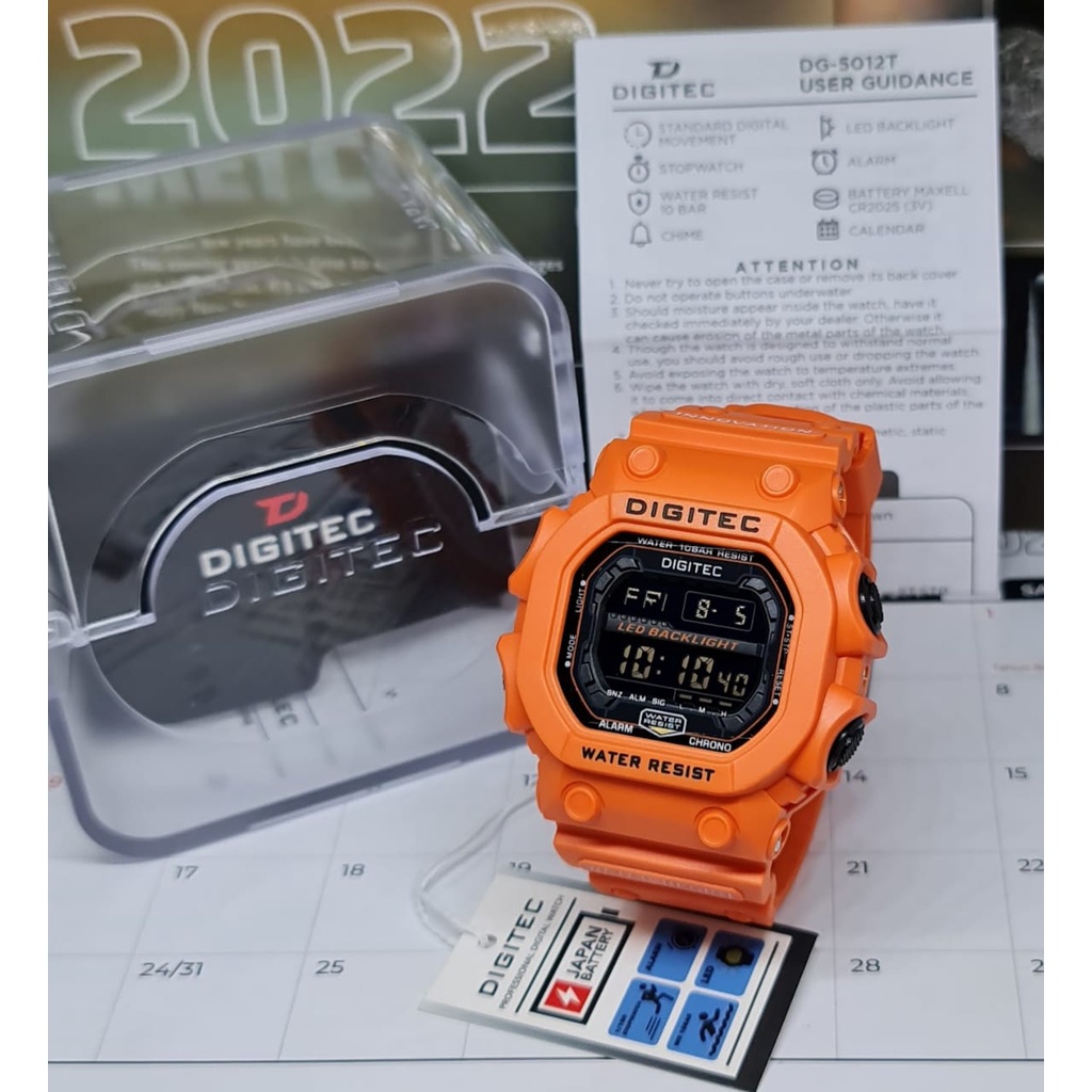 Jam Tangan Pria DIGITEC DG-5012 Original / DG2012 Digitec Original 100%