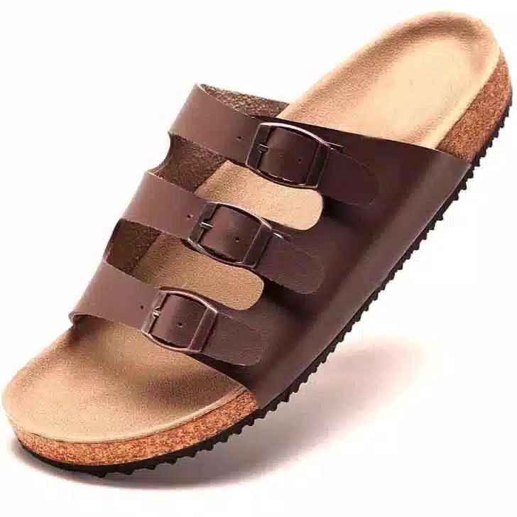 Ukuran 39-46 Sandal Pria Korea Fashion Ulzzang Sandalhitam Roma Musim Panas Kasual Nyaman Sandalpria